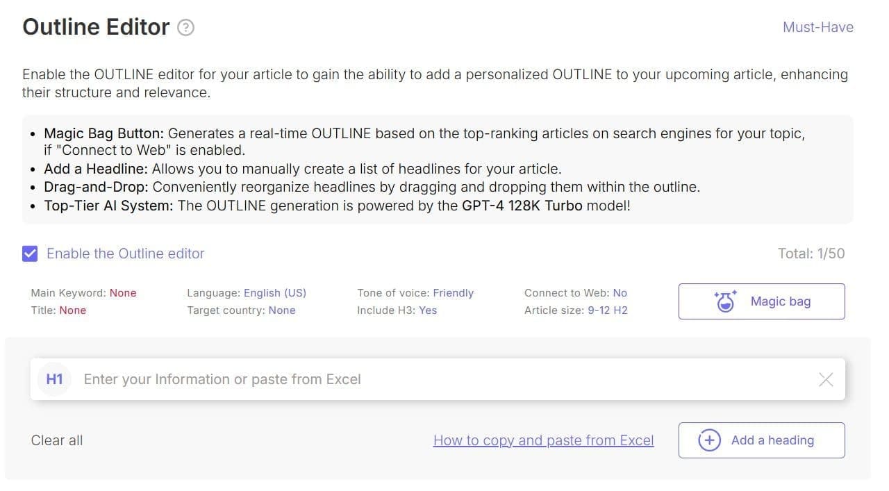 seowriting.ai outline editor