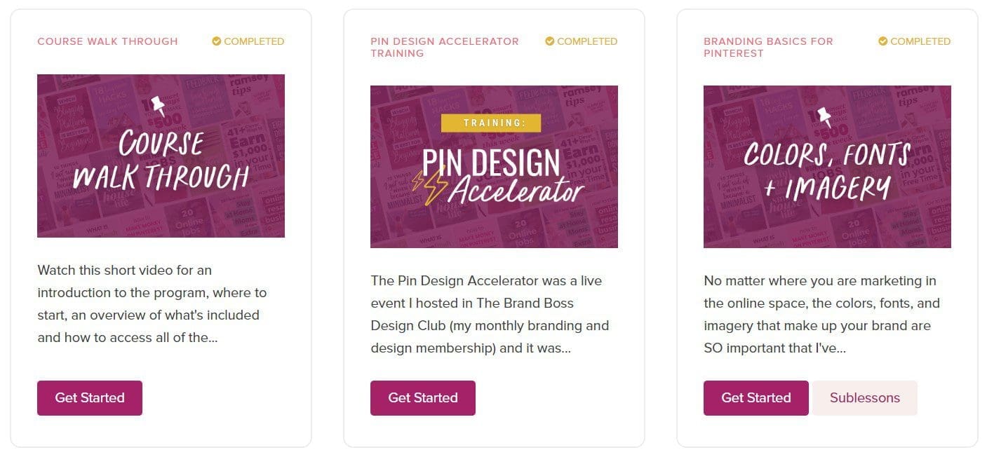 best pinterest pin design course
