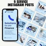 Instagam finance posts
