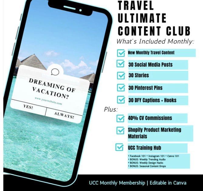 travel utimate content club