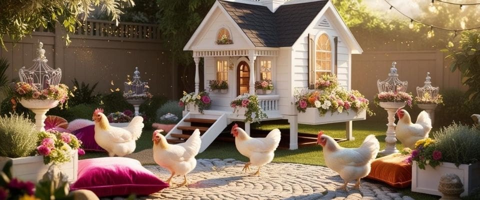 luxury chicken keeping blog niche